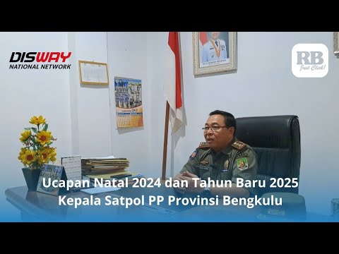 Ucapan Natal dan Tahun Baru 2025 Kepala Satpol PP
