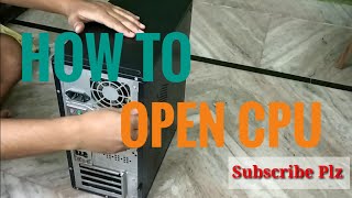 How To Open CPU Case | CPU Case Kaise Khole | Tech Mafia