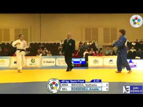 Judo 2013 Grand Prix Miami: Brigida (BRA) - Rosseneu (BEL) [-48kg] semi-final