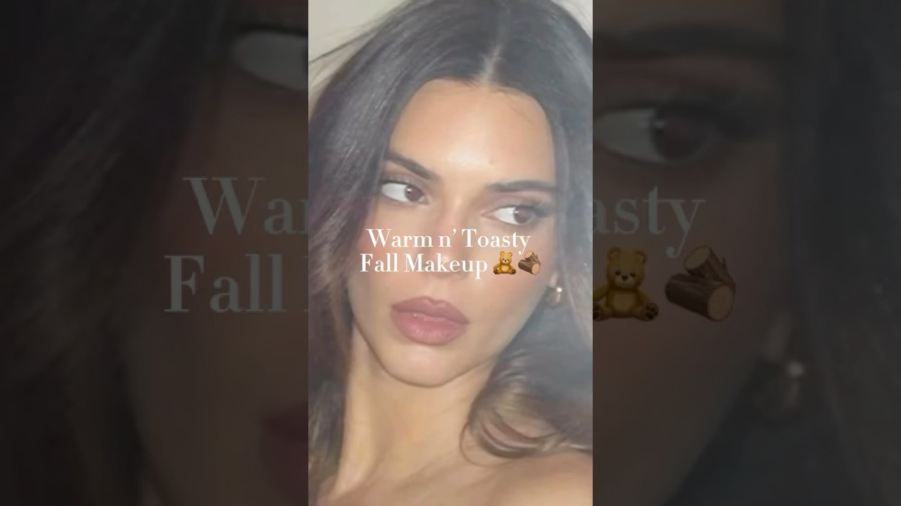 Warm n’ Toasty Fall Makeup 🧸#fallmakeup #hotgirlmakeup #toastymakeup #makeuptutorial  #makeupinspo