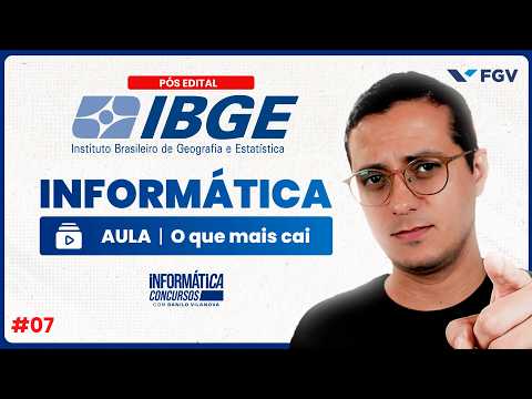 Concurso IBGE - Aula 07 - EXCEL - Informática para banca FGV | Professor Danilo Vilanova