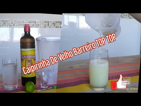 Caipirinha de Limão com Velho Barreiro