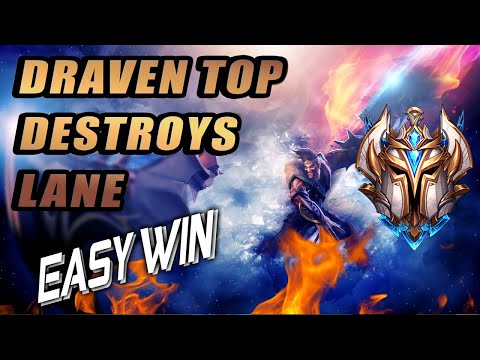 DESTROYING TOP •HIGH ELO• [Best Moments] - Best Draven World - Vincent´s Draven