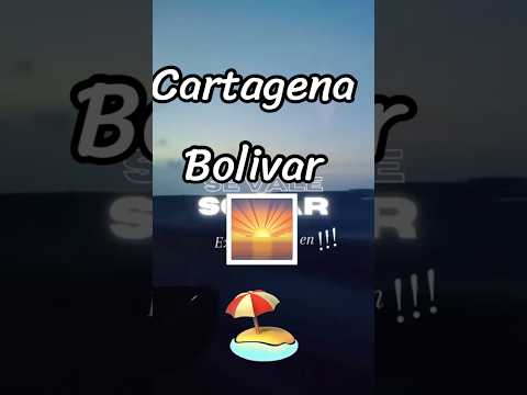 Amanecer en Cartagena Bolivar, sigamos promoviendo el turismo de nuestro hermoso País.