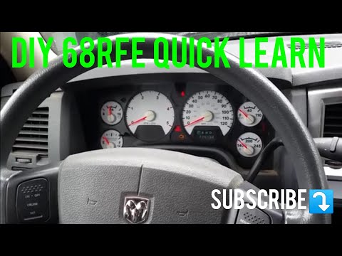 Dodge Ram / Chrysler Transmisison Quick Learn With Launch Icarscan x431 on 68RFE