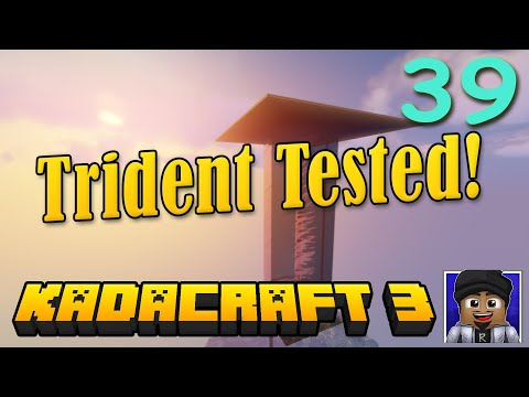 Kadacraft 3: Episode 39 - Trident Tested Farm! (Pinoy Minecraft SMP) Java 1.16.5