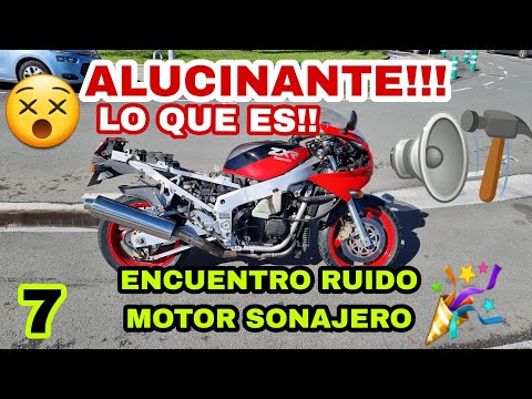 7❤️👍🏼 POR FIN Localizo el RUIDO a sonajero Motor!! Increible lo que es 😵 Lo reparo 👌🏻 ZXR 750 H1