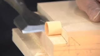Amazing Dovetail Woodworking Joints - Japanese Blind Dovetails