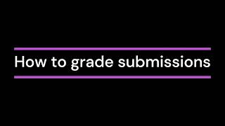 Tutor Training how to load assignments