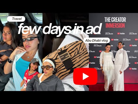 TRAVEL VLOG TO ABU DHABI ✈️🎀✨cooking class, museums, cycling, kayaking, etc..