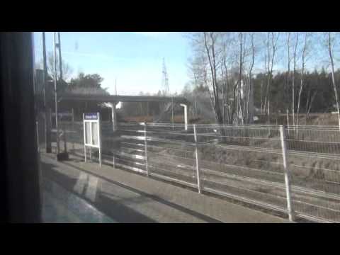 Przejazd przed stację Bydgoszcz Błonie