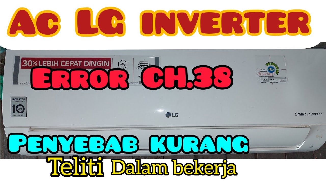 ac LG inverter error CH.38