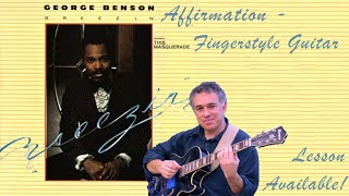 Affirmation, George Benson, José Feliciano, fingerstyle guitar cover, Jake Reichbart