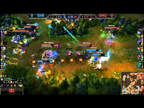 OMG Gogoing Insane Rumble Ult Flank - SHR vs OMG Game 1 (S4 Worlds)