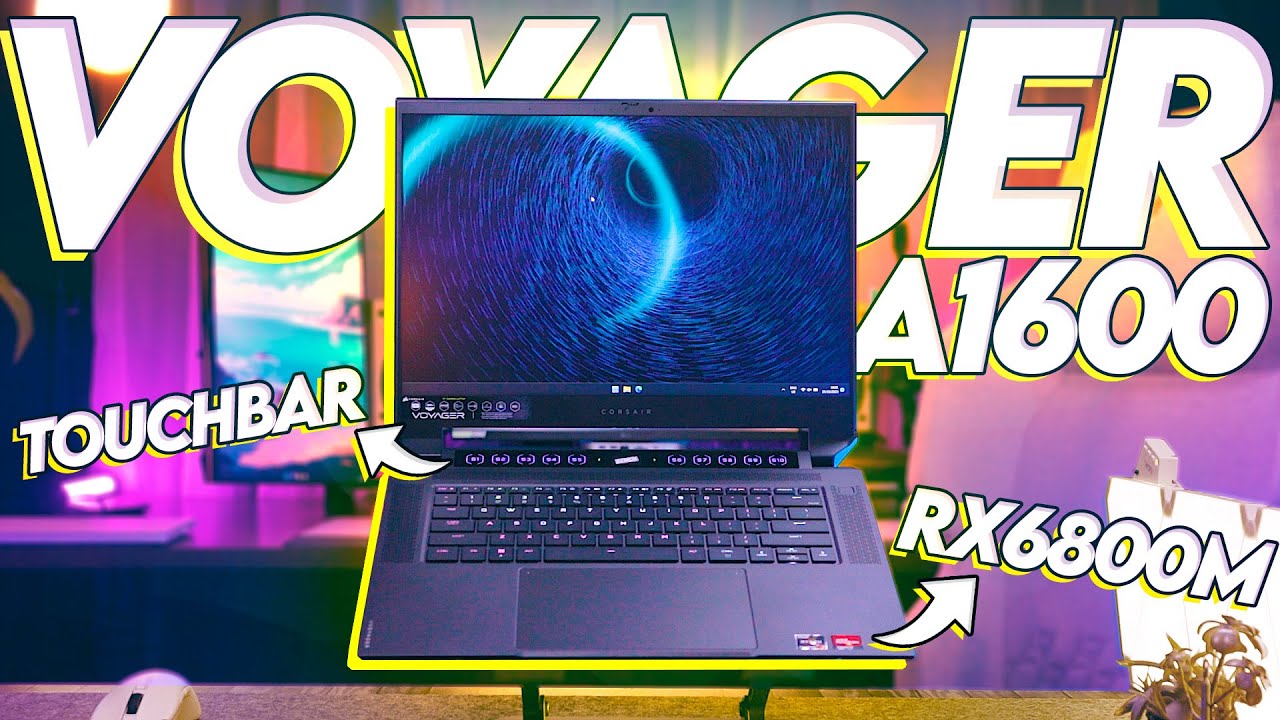 O primeiro NOTEBOOK GAMER da CORSAIR chegou INOVANDO MUITO! Mas falha no básico... (Voyager A1600)