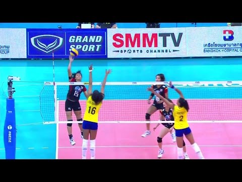 What a rally! Thailand-Brazil FIVB Grand Prix
