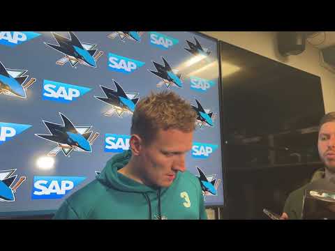 Klingberg on Failed Clear, How Power Play Can Improve | Sharks vs. Senators Post-Game (11.22.25)