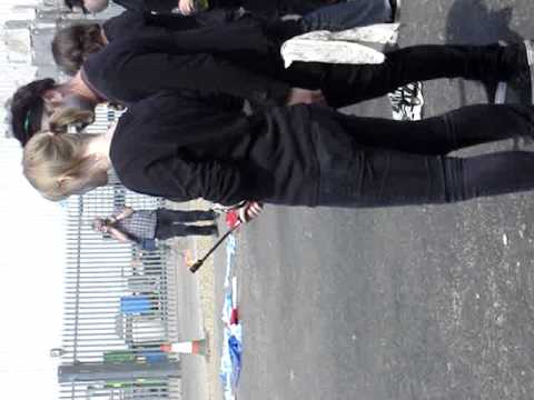 Fire eating at Life Boat Open Day Fraserburgh 05/06/10