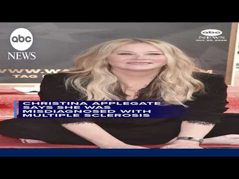 Christina Applegate says she was misdiagnosed with multiple sclerosis