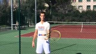 Richard Gasquet Shows Off His Amazing Racket Skills