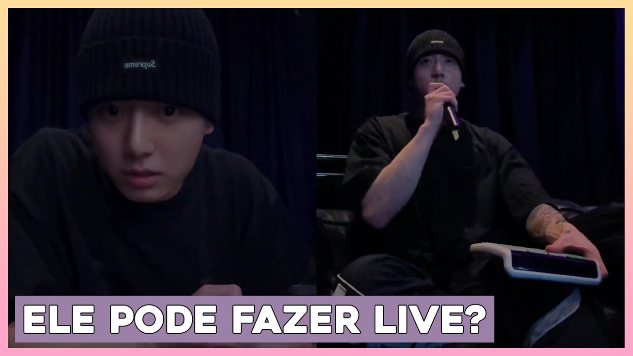 Jungkook aparece em live e faz pedido importante