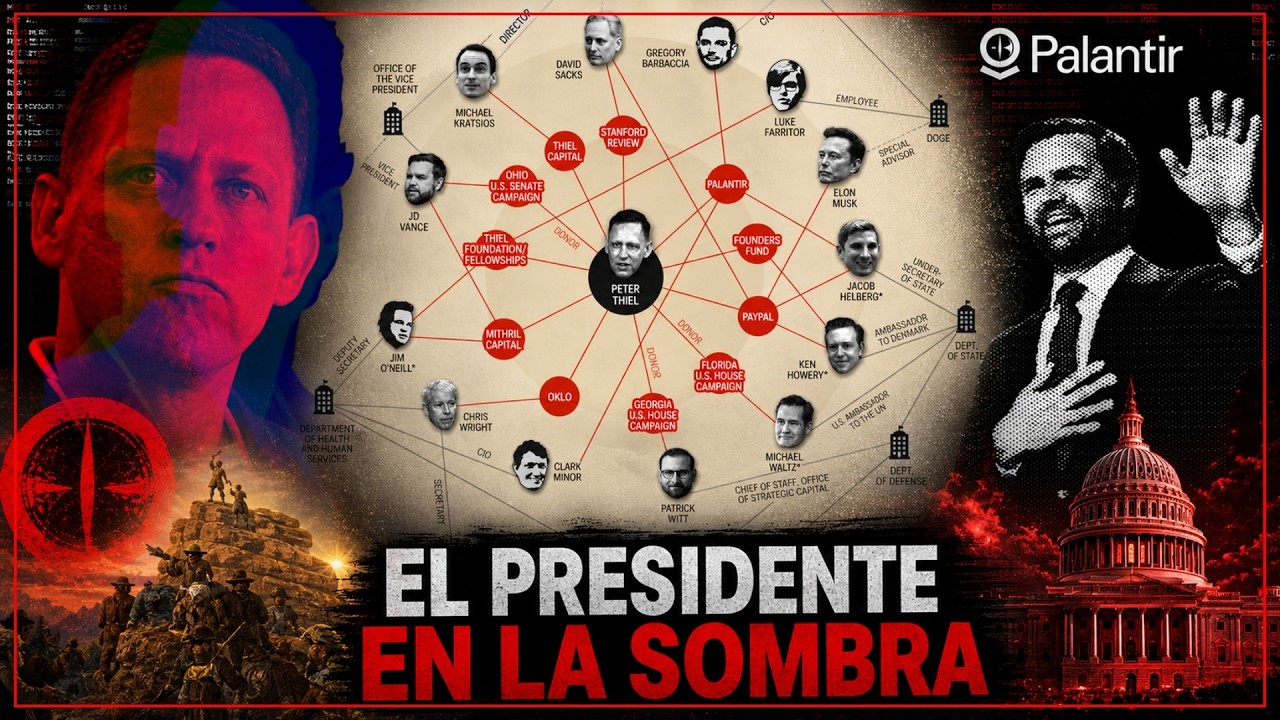 🚨 Palantir, Peter Thiel y JD Vance: la fase final del experimento