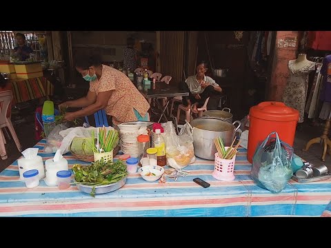Market Food And Breakfast At Boeung Proleut Market - My Travel Around Market In Phnom Penh City