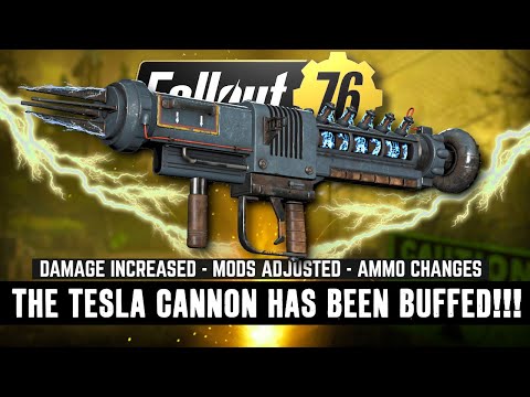 Fallout 76 PTS - The Tesla Cannon got a HUGE BUFF!! Full Review & Testing