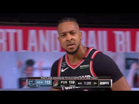 CJ McCollum Hits 3 HUGE Clutch Shots To Send Portland to the Playoffs
