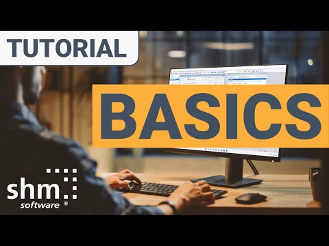 shm Handwerkersoftware Tutorial "Grundlagen der Bedienung"