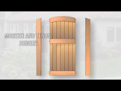 Wood Gate Construction - How We Build Our Wooden Gates | Pacific Gate Works