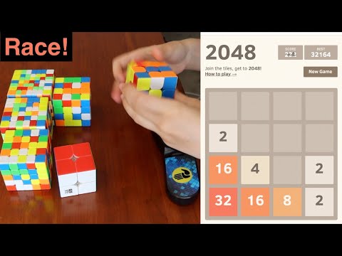 2x2-7x7 Relay vs. 2048 Speedrun!