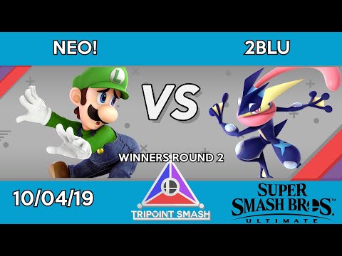 Tripoint Smash 80 - Winners Round 2 - NEO!(Luigi) Vs. 2Blu(Greninja)