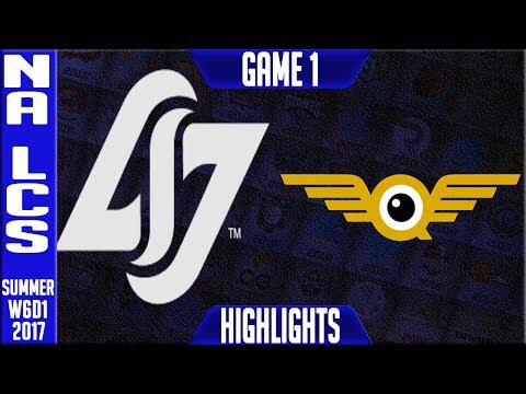 CLG vs FLY Highlights Game 1 - NA LCS Week 6 Day 1 Summer 2017 - CLG vs FlyQuest G1