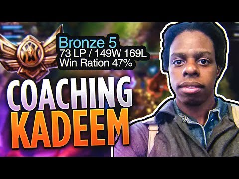 Tarzaned | COACHING KADEEM! | BRONZE 5 PLAYER AND STREAMER