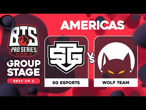 SG esports vs Wolf Team Game 1 - BTS Pro Series 12 AM: Groups w/ Kmart & ET