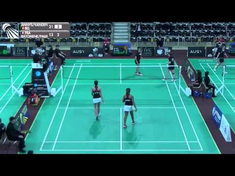 R32   WD   S Annys   F Vandenhoucke vs M Batomene   L Palermo   French International 2015