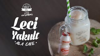SEDAP SKOY: Resep Cara Membuat Es Leci Yakult, Minuman ala Cafe tapi Mudah Dibuat di Rumah