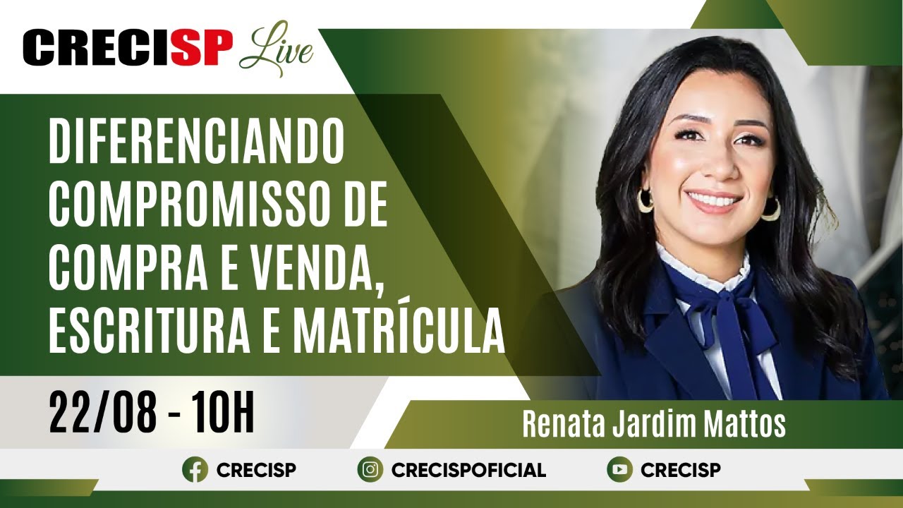 Diferenciando compromisso de compra e venda, escritura e matrícula - Renata Jardim Mattos