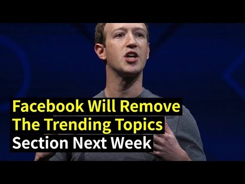 Facebook to discontinue the Trending topics section