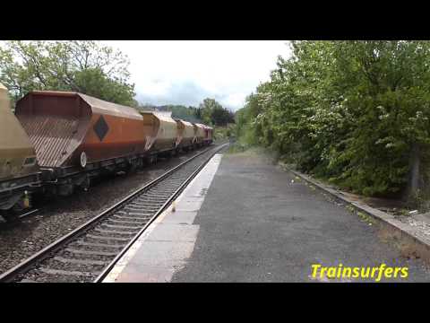 DB Class 60 No. 60039 on 6H43 Pendleton - Tunstead Sdgs @ Hyde Central on 29.05.15 - HD