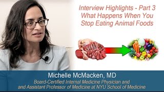 Michelle McMacken, MD - What Happens When You Stop Eating Meat (highlights from interview - Part 3)
