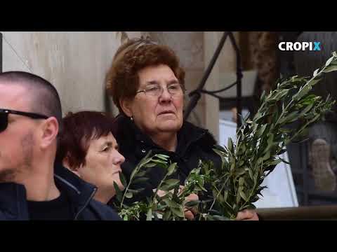 Misa i procesija povodom blagdana Cvjetnice u katedrali Svetog Duje