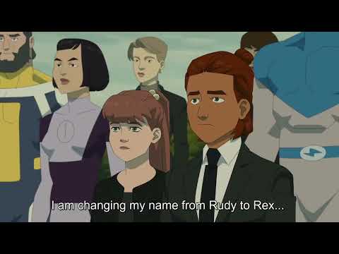 Rex's funeral invincible 💥 scene robot changes his name ( season 3 ep 8