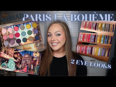 Nomad Cosmetics Paris La Bohème Palette Review | Swatches + 2 Eye Looks 🇫🇷✨