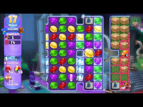 Wonka's World of Candy Level 726 NO BOOSTERS - A S GAMING ✔