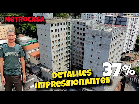 METROCASA / Construction Progress 37%, 4 floors remaining to complete the building.