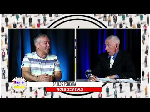 *LA HORA SOCIAL* Carlos Pereyra (Alcalde Municipio de San Carlos y Oscar Andino (Sughu Maldonado). 