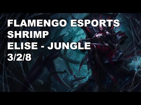 Flamengo eSports Shrimp Jungle Elise vs Nidalee - KR Grandmaster Patch 10.8