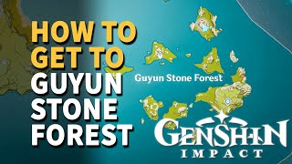 How to get to the Guyun Stone Forest Genshin Impact